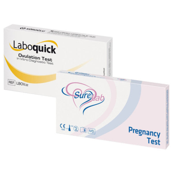 Laboquick 14 Ovulation + 2 Surelab Pregnancy Tests