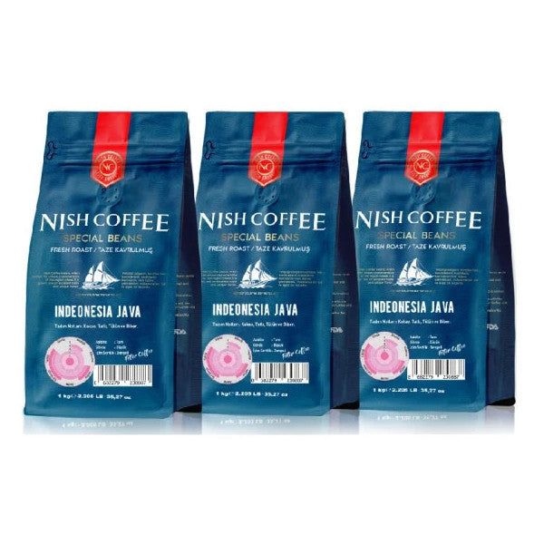 Nish Filter Coffee Indonesia Java 3 X 1000 Gr