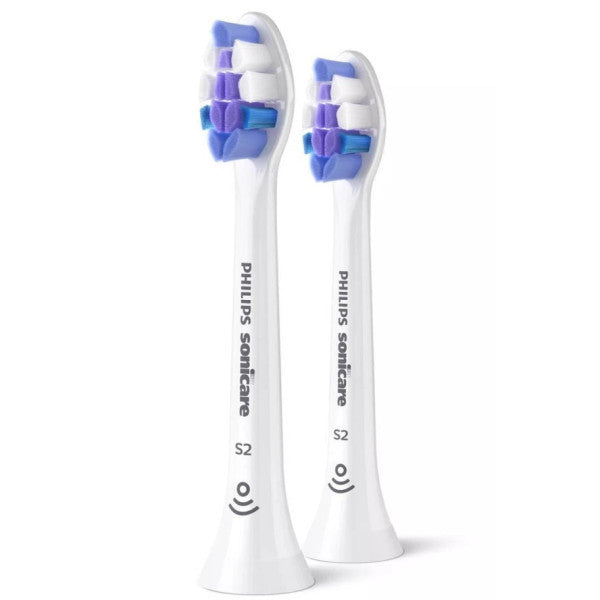 Philips Sonicare Hx6052/10 - Sensitive - Sonic Rechargeable Toothbrush Replacement Heads 2-Pack White