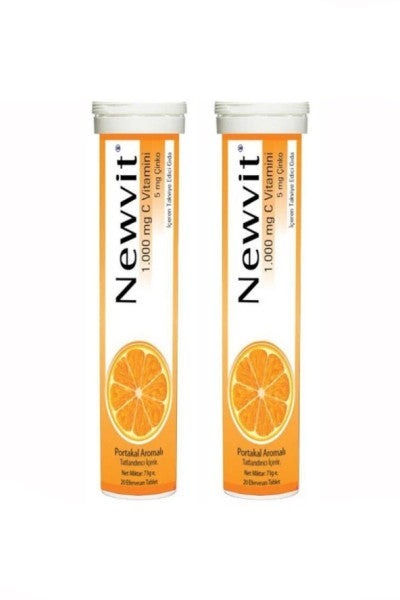 Newvit C vitamini efervesan 20 tablet - 2 parça