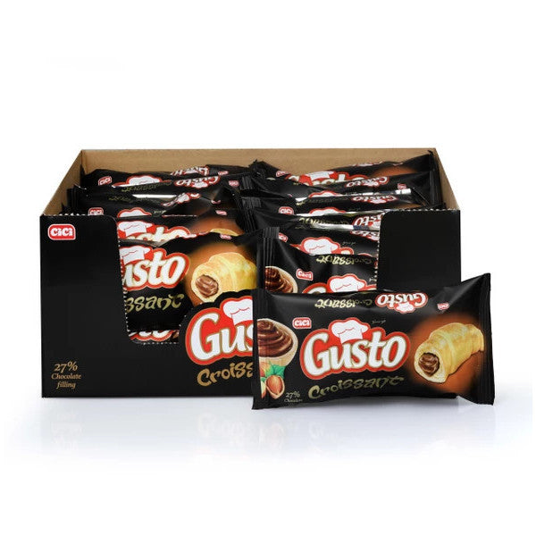 Gusto Croissant Chocolate 30 Gr. 24 Pieces (1 Box)