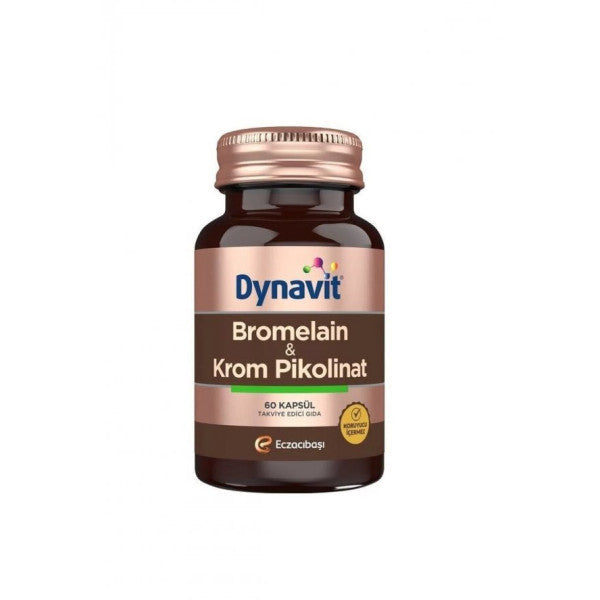 Dynavit Bromelain Krom Pikolinat 60 Capsules