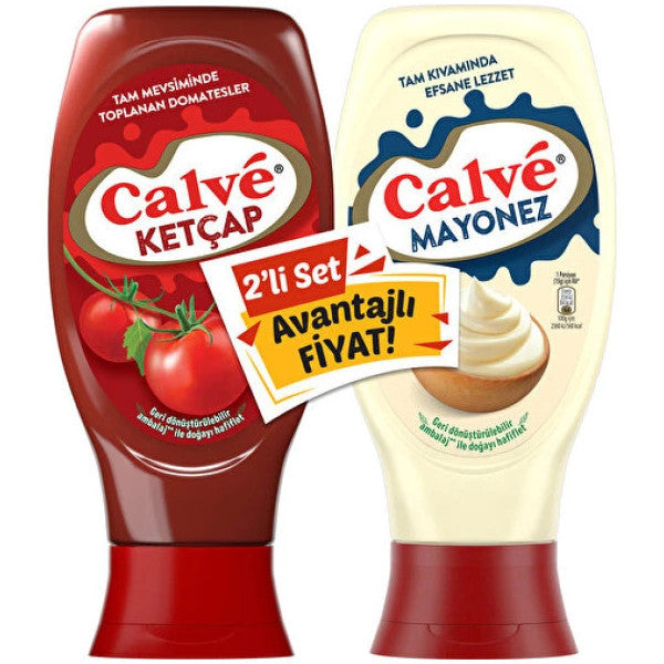 Calve Ketchup 430 Gr + Calve Mayonnaise 380 Gr