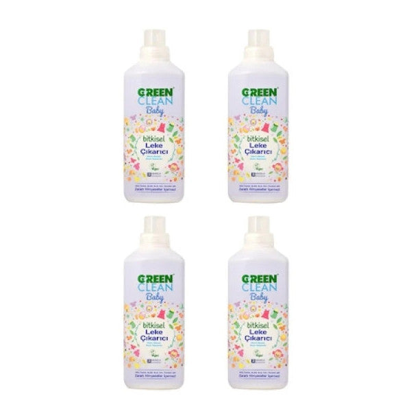 U Green Clean Baby Herbal Stain Remover 1000 Ml 4 Piece Set