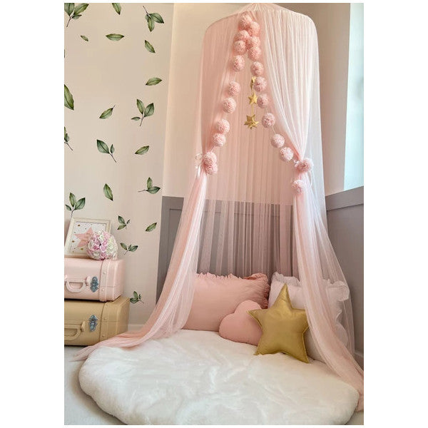 Pamuka Tulle Mosquito Net Basic Baby Pink