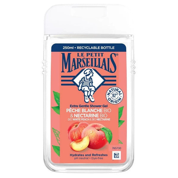 Le Petit Marseillais White Peach And Nectarine Shower Gel 250 Ml