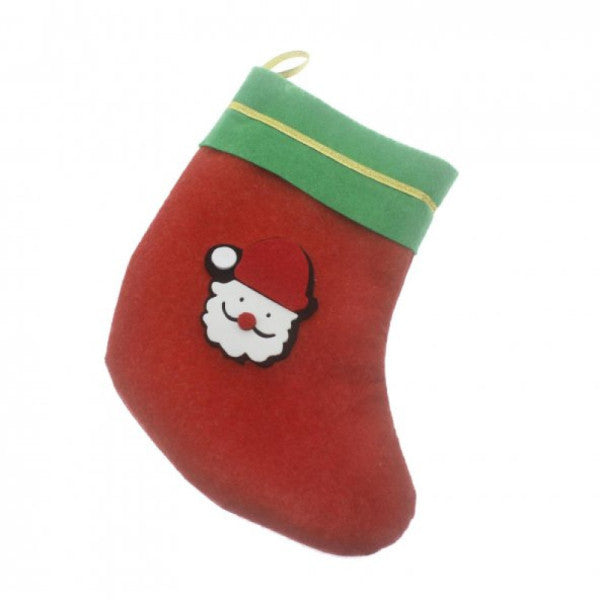 20X25Cm Christmas Gift Stocking with Santa Claus