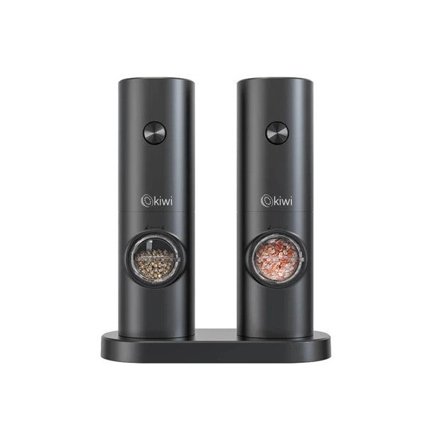 Kiwi Battery-Powered Lighted Automatic Salt Pepper - Automatic Spice Grinder 2-Pack Kspg-4850