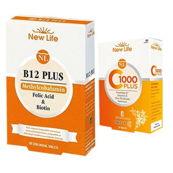 New Life B12 Plus 60 Tablet ve C-1000 Plus