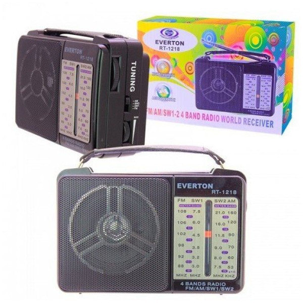 Rt-1218 Everton Fm/am/sw1-2 4Band World Radio