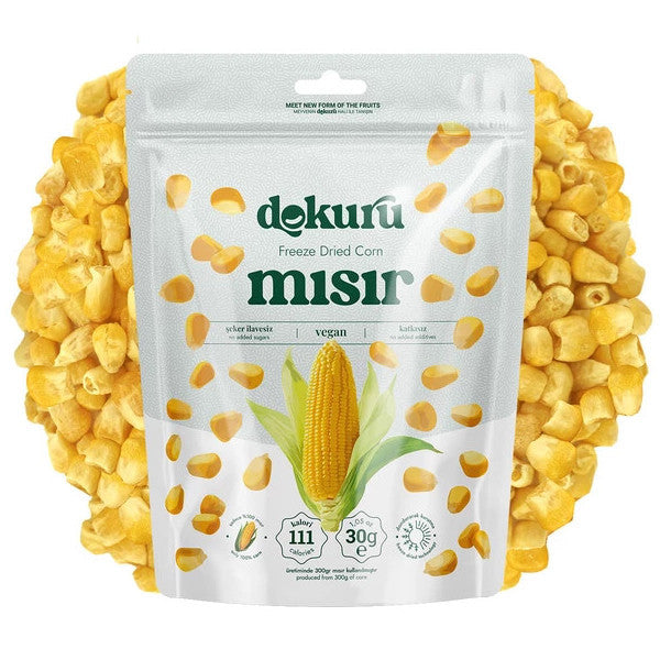 Freeze Dried Corn Vegetable Chips 30Gr