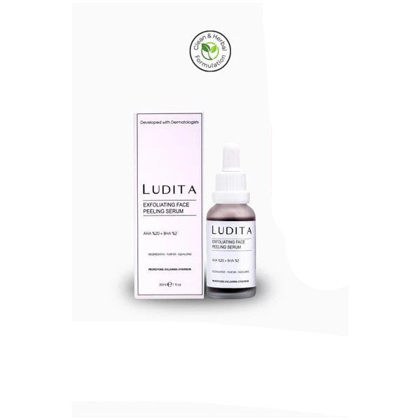 Ludita Peeling Facial Peeling Serum(%20 Aha + %2 Bha) 30Ml