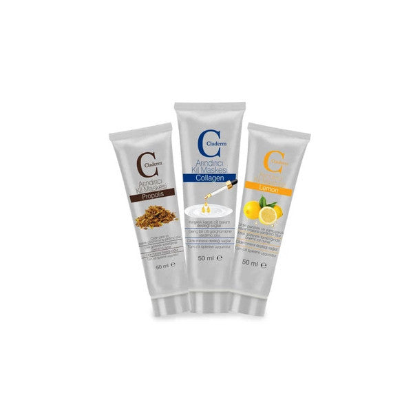 Claderm 50Ml 3 Pieces (Propolis-Collagen-Lemon) Advantage Package