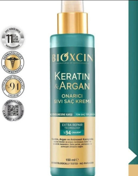 Bioxcin Hair Care Cream Repairing Keratin & Argan 150 Ml