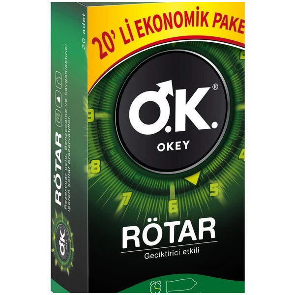 Okey Retard Condom 20 Pack