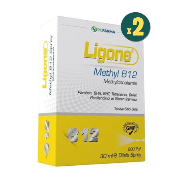 Ligone Methyl B12 Sublingual Spray 40 Ml 2 Pieces