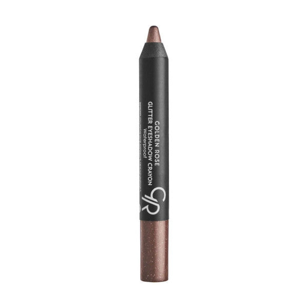 Golden Rose Glitter Eyeshadow Crayon Waterproof No: 54 Shiny Brown - Waterproof Glitter Pencil Eyeshadow