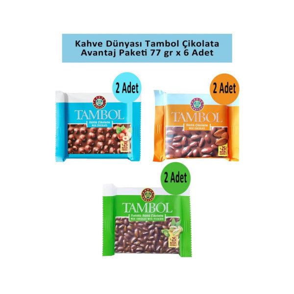 Kahve Dünyası Tambol Advantage Package 77Gr X 6 Pieces