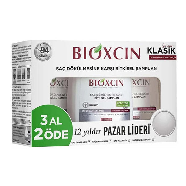 Bioxcin Classic Dry And Normal Shampoo 3X300Ml