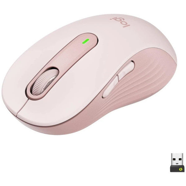 Logitech Signature M650 Large Size Silent Wireless Mouse For Right Hand - Pink