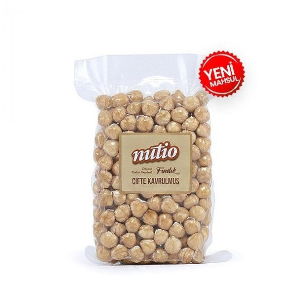 Nutio Double Roasted Hazelnuts Vacuum Package 500 Gr X 2 Pieces