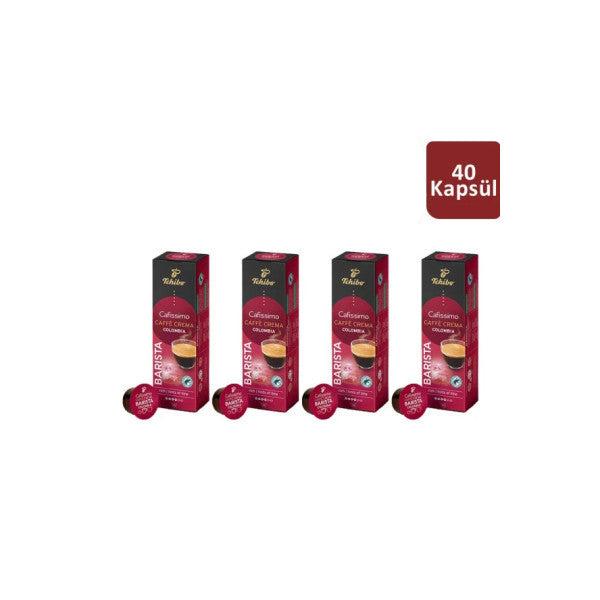 Tchibo Cafissimo Caffe Crema Colombia Capsule Coffee X 4 Pieces