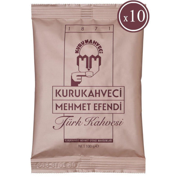 Mehmet Efendi Turkish Coffee 100 Gr X 10 Pieces