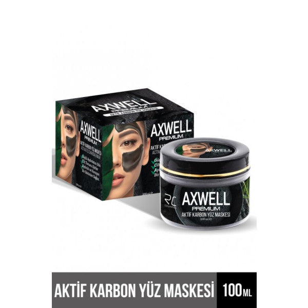 Axwell Premium Activated Carbon Black Mask 100Ml