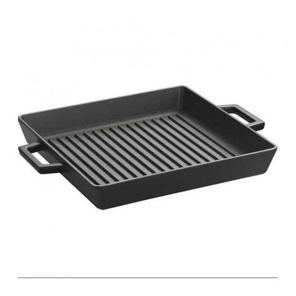 Lava Square 26X26 Cm Cast Iron Grill Pan With Metal Handle