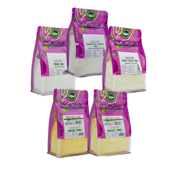 Organic Flours 5 Pieces