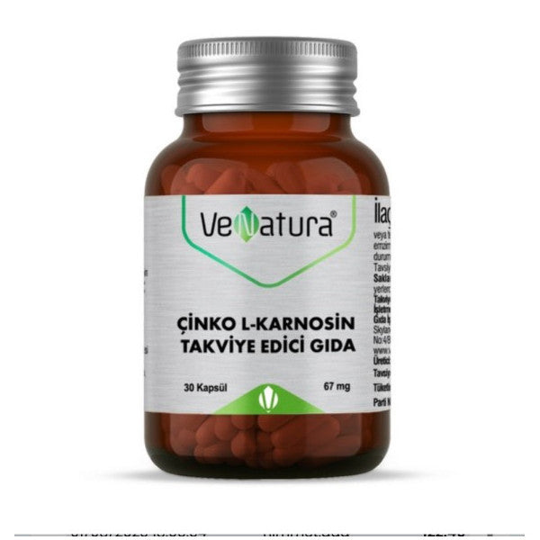 Venatura Zinc L-Carnosine 30 Capsules Food Supplement