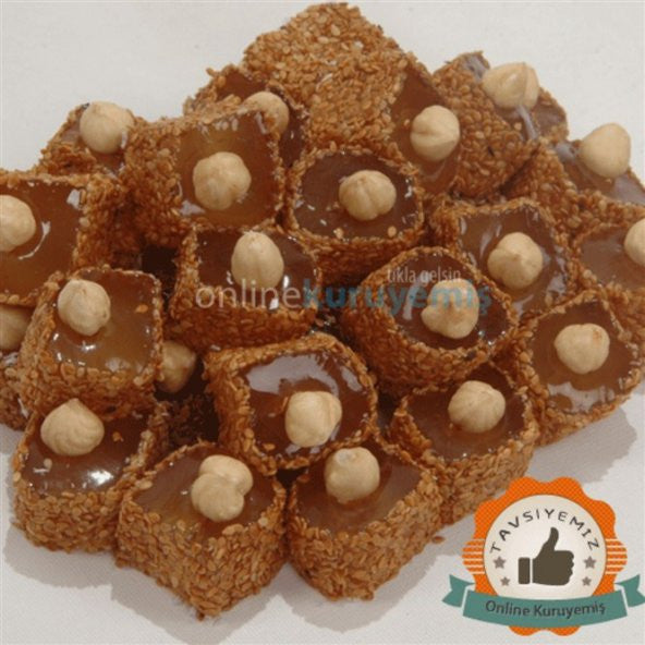 Hazelnut Sesame Turkish Delight 1000 Gr