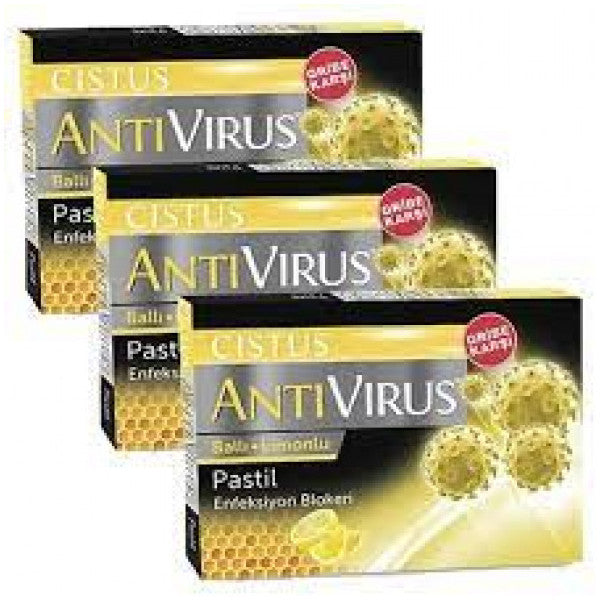 Cistus Antivirus Honey Lemon Pastille 10 Pieces 3 Pieces