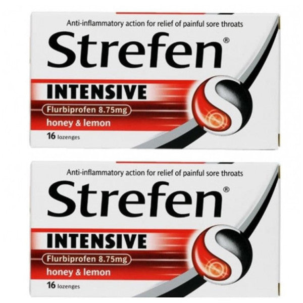 Strefen Lemon & Honey 16 Lozenges 2 Pack