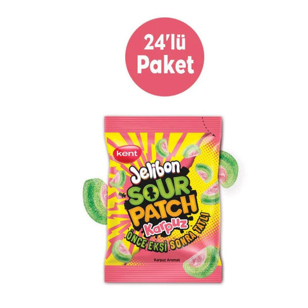 Sour Patch Watermelon Flavored Candy 80 Gr - Pack Of 24