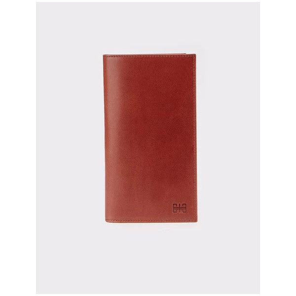 Genuine Leather Men's Brown Card Holder