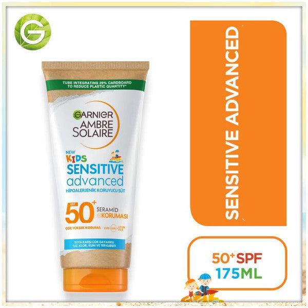 Garnier Ambre Solaire Sensitive Advanced Children's Hypoallergenic Sunscreen Milk Spf50+ 175Ml