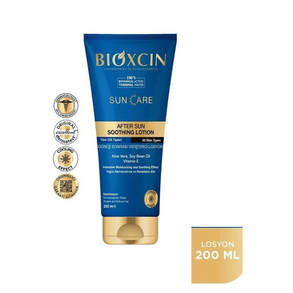 Bioxcin After Sun Soothing Lotion Aloe Vera Vitamin E 200 Ml