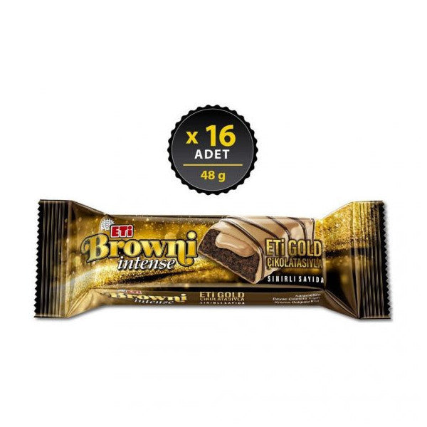 Brownie Intense Gold 48 Gr X 16 Pieces