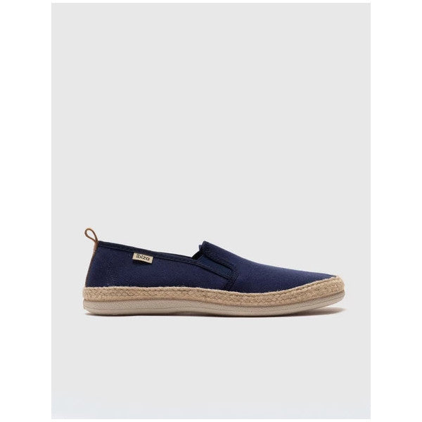 Navy Blue Straw Detailed Men's Casual Shoes