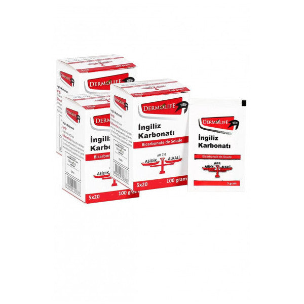 3 Boxes Dermolife English Carbonate 20 Sticks Denizpharma