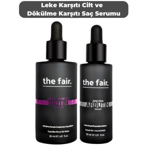 Anti-Blemish And Anti-Hall Vegan Hair And Skin Care Set