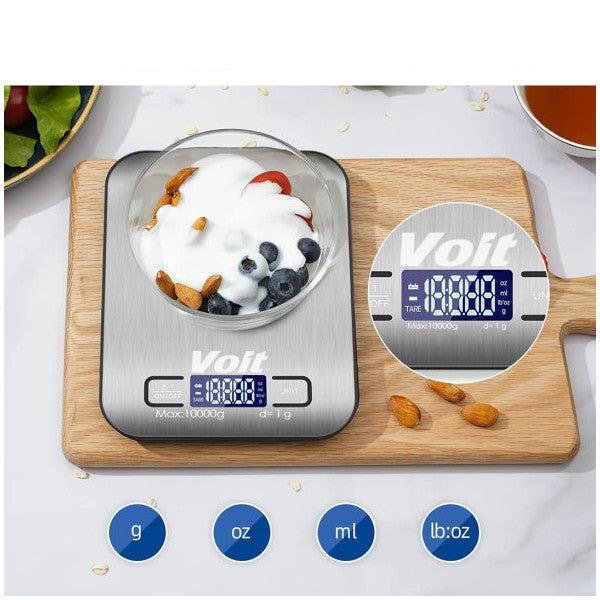 Voit Sc20 Precision Kitchen Scale-Lcd Display Digital Scale-Stainless Steel Kitchen Measuring Scale 5Kg & 1G