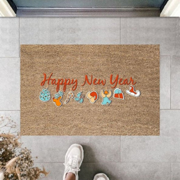 Dormot Home Modern Print - Happy New Year 14 - Welcome Doormat