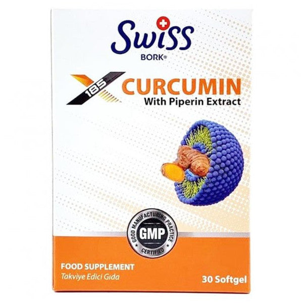 Swiss Bork Curcumin With Piperin 30 Softgel