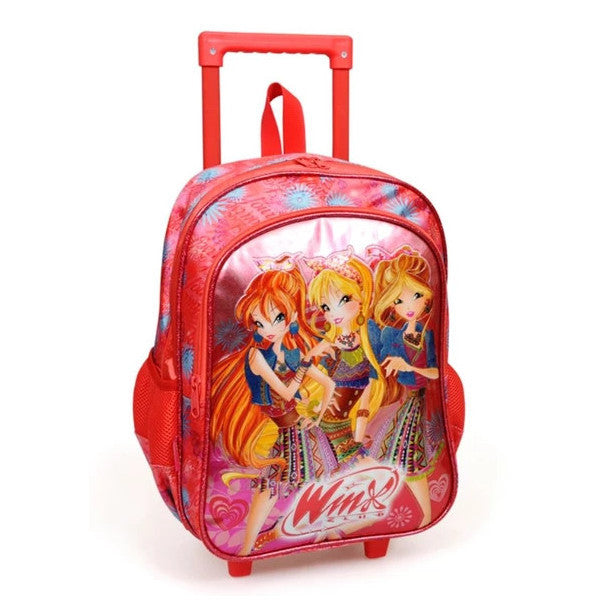 Winx Lettering Love Pomegranate Flower Check School Bag (63289))