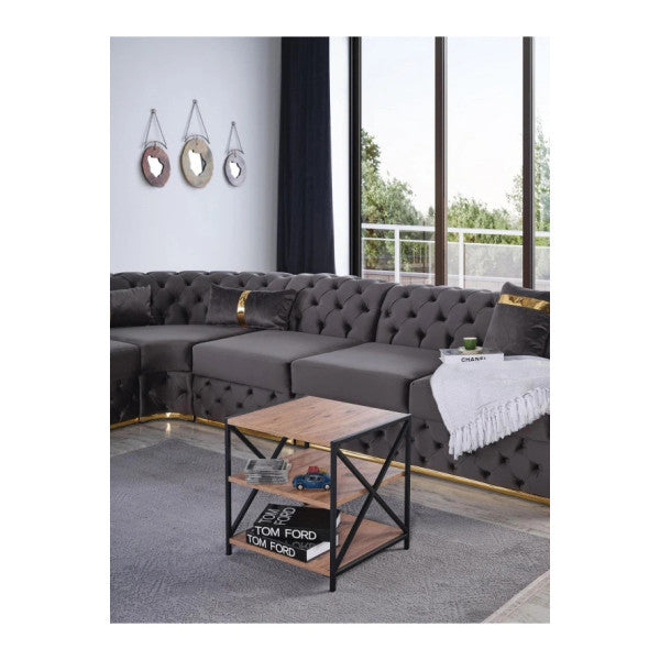 Evdesa Side 3 Shelf Coffee Table, Modern Sofa Side Table, Coffee Table