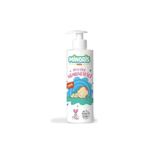 Minoris Baby Organic Hand Face And Body Moisturizer 200 Ml