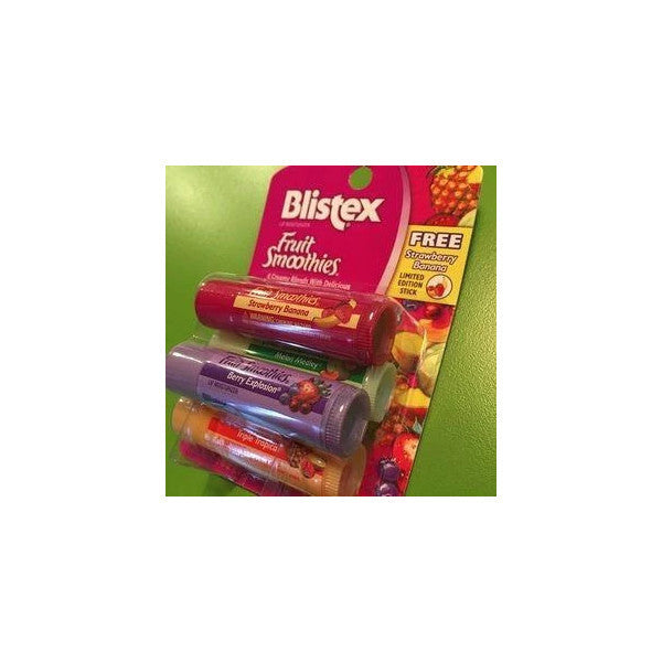 Blistex Fruit Smoothies 4 Pcs Package