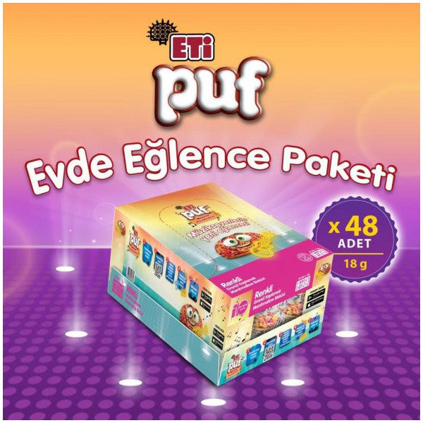 Eti Puff Colored 18 Gx 48 Pieces